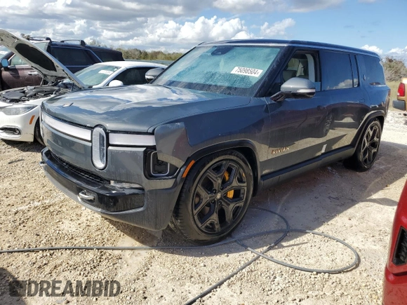 2024 Rivian R1S Adventure with VIN 7PDSGABA4RN031387, listed as a Copart auction lot 75098504 with Not Provided miles and Salvage Title. Bid and sale history available at carsss.com. Image 1.