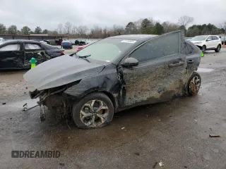 2020 Kia Forte LXS with VIN 3KPF24AD3LE155747, listed as a Copart auction lot 87739865 with 92,107 mi miles and Salvage Title. Bid and sale history available at carsss.com. Image 1.