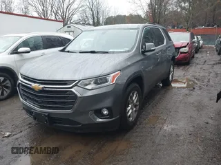 2019 Chevrolet Traverse LT Cloth with VIN 1GNEVGKW9KJ106775, listed as a IAAI auction lot 41223117 with 61,283 mi miles. Bid and sale history available at carsss.com. Image 2.