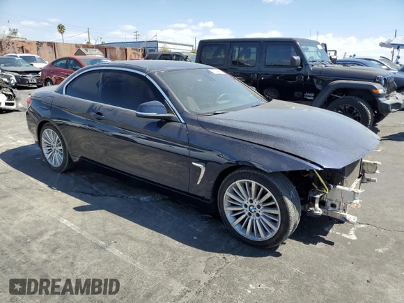 2014 BMW 4 Series 428i with VIN WBA3V7C55EP771290, listed as a Copart auction lot 71844444 with 83,710 mi miles and Salvage Title. Bid and sale history available at DreamBid. Image 4.