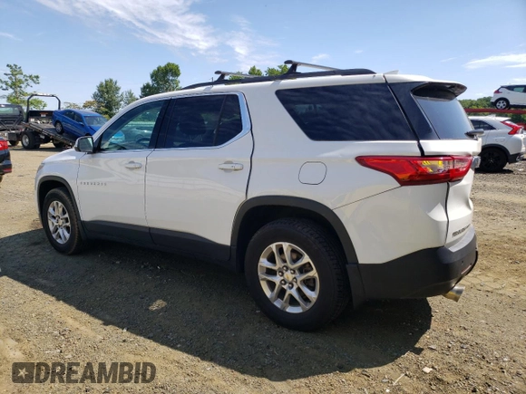 2021 Chevrolet Traverse LT Leather with VIN 1GNEVHKW9MJ235799, listed as a Copart auction lot 62267434 with 54,602 mi miles and Salvage Title. Bid and sale history available at carsss.com. Image 2.