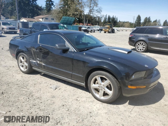 2009 Ford Mustang with VIN 1ZVHT80N295107200, listed as a Copart auction lot 53107595 with 102,704 mi miles and Salvage Title. Bid and sale history available at carsss.com. Image 4.