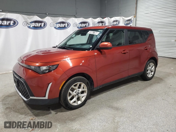 2023 Kia Soul LX with VIN KNDJ23AU1P7876823, listed as a Copart auction lot 53087765 with 45,451 mi miles and Clean Title. Bid and sale history available at carsss.com. Image 1.