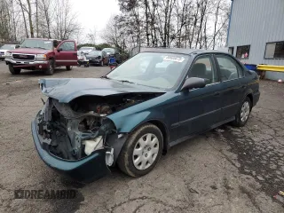 1998 Honda Civic DX z VIN 2HGEJ6527WH576951, wystawiony jako Copart lot #88605675 z przebiegiem 184 486 mil mil oraz Szkoda całkowita • Salvage title. Historia ofert i sprzedaży dostępna na DreamBid. Obrazek 1.