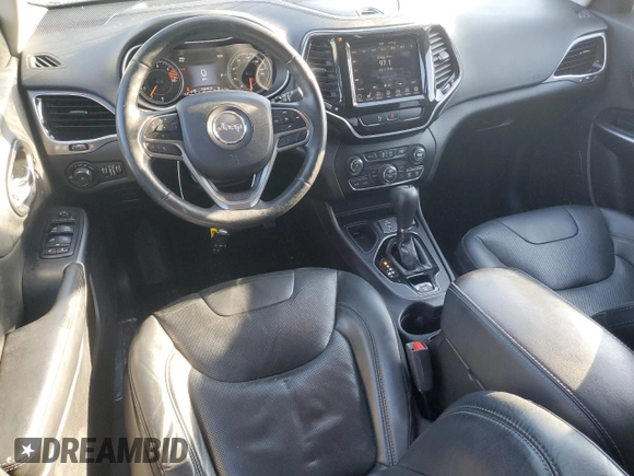 2019 Jeep Cherokee Limited with VIN 1C4PJLDB4KD347822, listed as a Copart auction lot 56195655 with 132,685 mi miles and Salvage title. Bid and sale history available at DreamBid. Image 8.