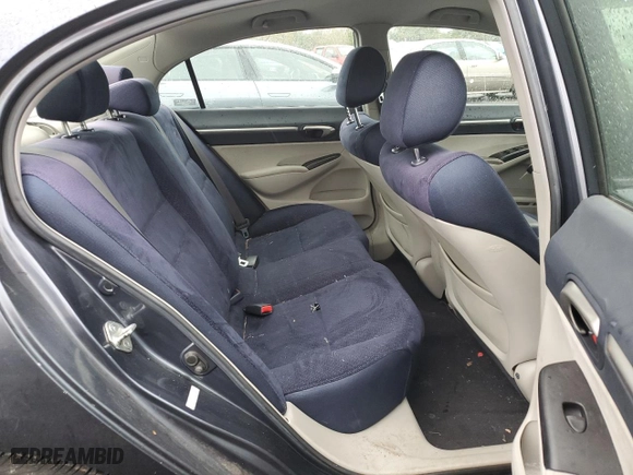 2008 Honda Civic Hybrid with VIN JHMFA36208S013492, listed as a Copart auction lot 51954115 with 176,509 mi miles and Salvage Title. Bid and sale history available at carsss.com. Image 10.