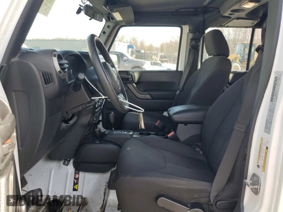 2016 Jeep Wrangler Unlimited Sport with VIN 1C4BJWDG4GL235252, listed as a Copart auction lot 54218885 with 118,849 mi miles and Salvage Title. Bid and sale history available at DreamBid. Image 7.
