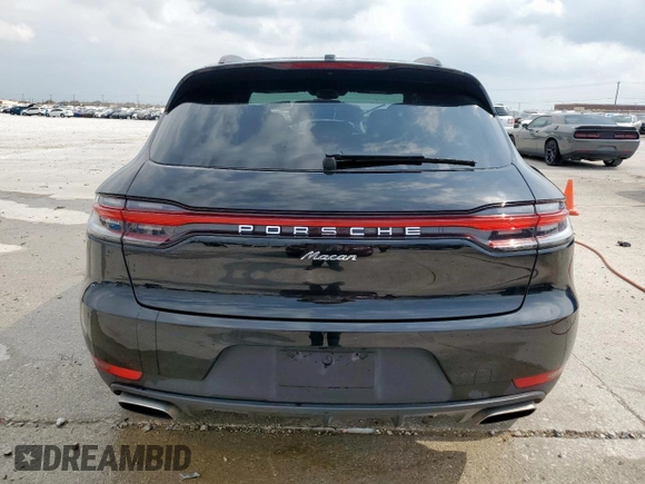 2021 Porsche Macan with VIN WP1AA2A59MLB12029, listed as a Copart auction lot 57283285 with 20,078 mi miles and Salvage title. Bid and sale history available at DreamBid. Image 6.