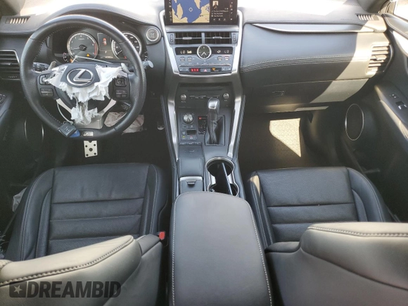 2020 Lexus NX 300 F Sport with VIN JTJSARDZ2L5013615, listed as a Copart auction lot 56094695 with 65,368 mi miles and Salvage title. Bid and sale history available at DreamBid. Image 8.