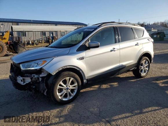 2018 Ford Escape SEL with VIN 1FMCU9HDXJUA88106, listed as a Copart auction lot 52593895 with 126,063 mi miles and Salvage Title. Bid and sale history available at carsss.com. Image 1.