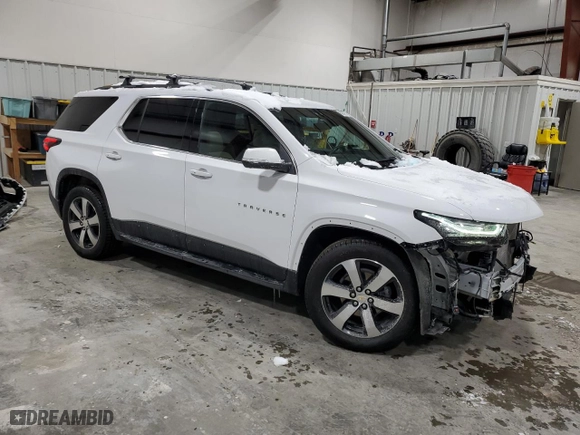 2022 Chevrolet Traverse LT Leather with VIN 1GNEVHKW1NJ126707, listed as a Copart auction lot 45018195 with 48,470 mi miles and Salvage Title. Bid and sale history available at carsss.com. Image 4.