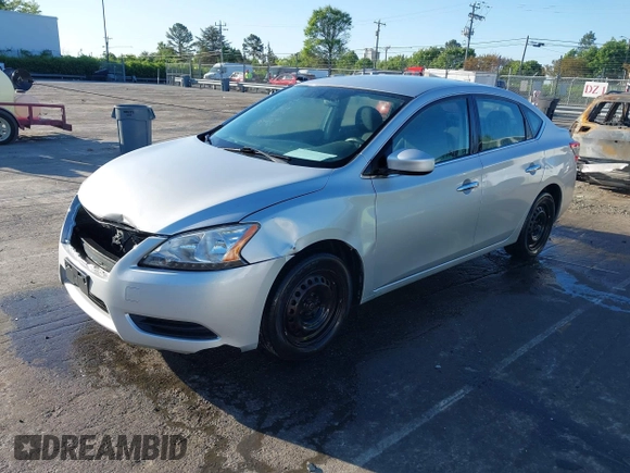 2014 Nissan Sentra S with VIN 3N1AB7AP0EY227238, listed as a IAAI auction lot 41955617 with 147,081 mi miles and . Bid and sale history available at DreamBid. Image 2.
