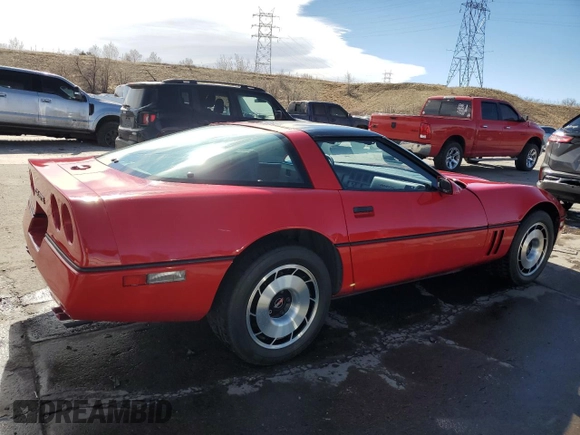 1985 Chevrolet Corvette z VIN 1G1YY0784F5120783, wystawiony jako Copart lot #49300085 z przebiegiem 48 620 mil mil oraz Czysty tytuł • Clean title. Historia ofert i sprzedaży dostępna na DreamBid. Obrazek 3.