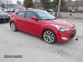 2012 Hyundai Veloster w/Black Int with VIN KMHTC6AD7CU072850, listed as a IAAI auction lot 41868715 with 141,792 mi miles and . Bid and sale history available at DreamBid. Image 1.