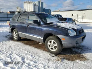 2004 Hyundai Santa Fe GLS with VIN KM8SC13E04U819968, listed as a Copart auction lot 88279005 with 156,808 mi miles and Salvage Title. Bid and sale history available at carsss.com. Image 4.