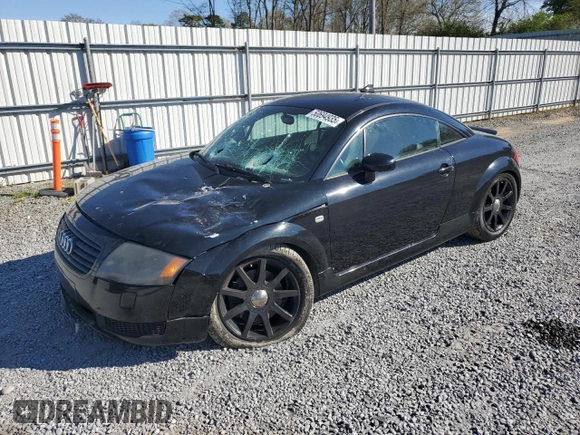 2002 Audi TT ALMS Edition with VIN TRUWT28N621033455, listed as a Copart auction lot 50694935 with 133,382 mi miles and Salvage Title. Bid and sale history available at carsss.com. Image 1.