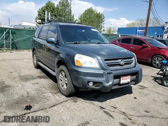 2003 Honda Pilot EX with VIN 2HKYF18663H531078, listed as a Copart auction lot 52355335 with 170,453 mi miles and Salvage Title. Bid and sale history available at DreamBid. Image 14.