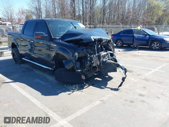 2014 Ford F-150 XL with VIN 1FTFW1EF4EFA05234, listed as a IAAI auction lot 41828410 with 170,733 mi miles. Bid and sale history available at carsss.com. Image 1.