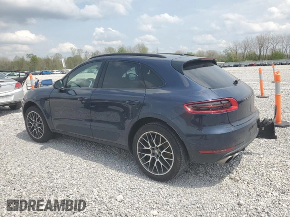 2018 Porsche Macan S with VIN WP1AB2A55JLB32285, listed as a Copart auction lot 55275145 with 66,263 mi miles and Salvage title. Bid and sale history available at DreamBid. Image 2.
