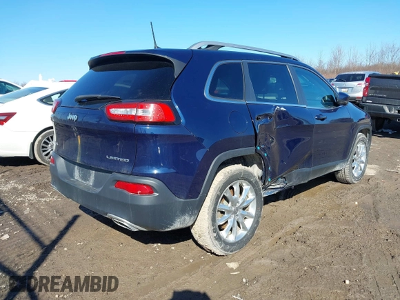 2016 Jeep Cherokee Limited с VIN 1C4PJMDS3GW352771, выставлен на аукционе IAAI как лот 41796113 с пробегом 144 039 миль миль и . История ставок и продаж доступна на DreamBid. Изображение 4.