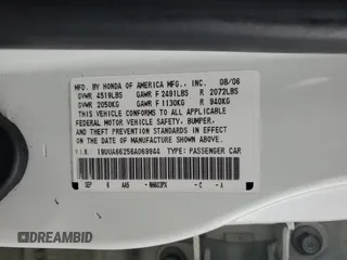 2006 Acura TL with VIN 19UUA66256A069944, listed as a Copart auction lot 50906115 with 188,429 mi miles and Salvage Title. Bid and sale history available at carsss.com. Image 12.