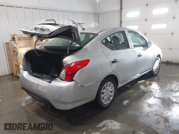 2019 Nissan Versa SV with VIN 3N1CN7AP4KL846496, listed as a IAAI auction lot 41145921 with 52,795 mi miles and . Bid and sale history available at DreamBid. Image 4.