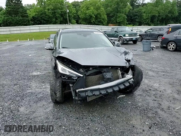 2019 Infiniti QX50 Essential with VIN 3PCAJ5M37KF107957, listed as a Copart auction lot 58545645 with 130,535 mi miles and Salvage title. Bid and sale history available at DreamBid. Image 14.