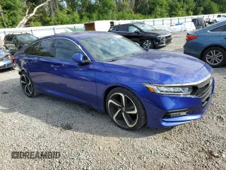 2019 Honda Accord Sedan Sport 1.5T with VIN 1HGCV1F36KA127307, listed as a Copart auction lot 53400675 with 56,091 mi miles and Salvage Title. Bid and sale history available at carsss.com. Image 4.