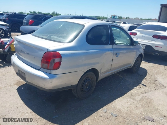 2000 Toyota ECHO with VIN JTDAT1234Y5016760, listed as a IAAI auction lot 41974124 with 188,323 mi miles. Bid and sale history available at carsss.com. Image 4.