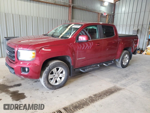 2018 GMC Canyon 4WD SLE z VIN 1GTG6CENXJ1132259, wystawiony jako Copart lot #49834865 z przebiegiem 88 262 mil mil oraz Szkoda całkowita • Salvage title. Historia ofert i sprzedaży dostępna na DreamBid. Obrazek 1.