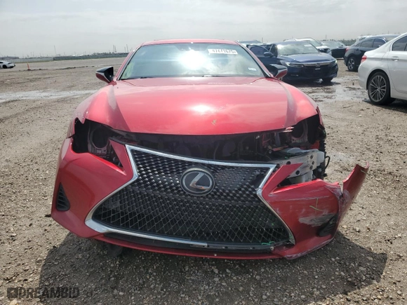 2020 Lexus RC with VIN JTHDZ5BC5L5022433, listed as a Copart auction lot 47471675 with 89,676 mi miles and Salvage Title. Bid and sale history available at carsss.com. Image 5.