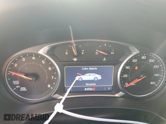 2020 GMC Terrain SLT with VIN 3GKALPEV8LL167808, listed as a Copart auction lot 48208095 with 84,006 mi miles and Salvage Title. Bid and sale history available at DreamBid. Image 9.