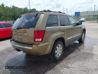 2009 Jeep Grand Cherokee Limited with VIN 1J8HR58T49C505936, listed as a IAAI auction lot 42672265 with 346,152 mi miles and . Bid and sale history available at DreamBid. Image 4.