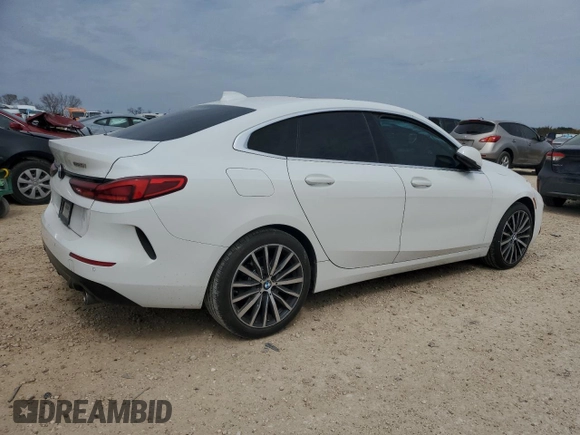 2020 BMW 2 Series 228i xDrive with VIN WBA73AK01L7F54488, listed as a Copart auction lot 47017165 with 63,910 mi miles and Salvage Title. Bid and sale history available at DreamBid. Image 3.