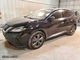 2020 Nissan Murano Platinum with VIN 5N1AZ2DS7LN114680, listed as a Copart auction lot 42124205 with 91,975 mi miles and Salvage Title. Bid and sale history available at carsss.com. Image 1.