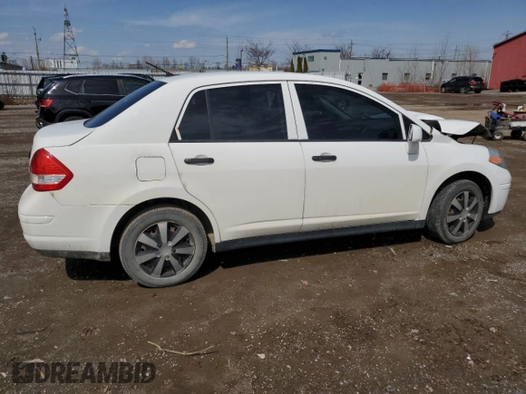 2010 Nissan Versa 1.6 with VIN 3N1CC1AP5AL351662, listed as a Copart auction lot 51673005 with Not provided miles and Salvage title. Bid and sale history available at DreamBid. Image 3.