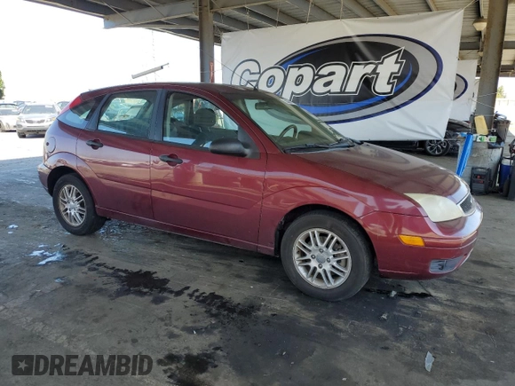 2006 Ford Focus S with VIN 1FAFP37N36W178280, listed as a Copart auction lot 63308445 with 190,348 mi miles and Clean title. Bid and sale history available at DreamBid. Image 4.