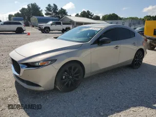 2025 Mazda 3 S Select Sport with VIN 3MZBPABMXSM458958, listed as a Copart auction lot 60234305 with 2,641 mi miles and Salvage title. Bid and sale history available at DreamBid. Image 1.