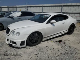 2007 Bentley Continental GT with VIN SCBCR73W27C041186, listed as a Copart auction lot 70587534 with 59,032 mi miles and Salvage Title. Bid and sale history available at DreamBid. Image 1.