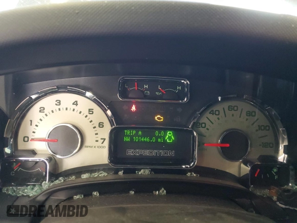 2013 Ford Expedition Max Limited z VIN 1FMJK2A50DEF13130, wystawiony jako Copart lot #62596925 z przebiegiem 101 446 mil mil oraz Szkoda całkowita • Salvage title. Historia ofert i sprzedaży dostępna na DreamBid. Obrazek 9.