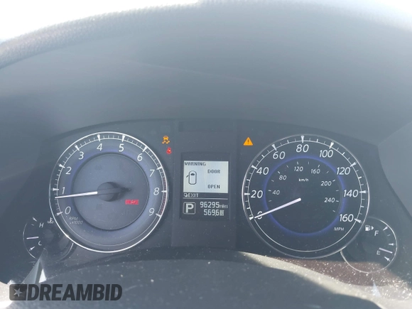 2016 Infiniti QX50 with VIN JN1BJ0RP0GM233386, listed as a IAAI auction lot 41535643 with 96,295 mi miles. Bid and sale history available at carsss.com. Image 7.
