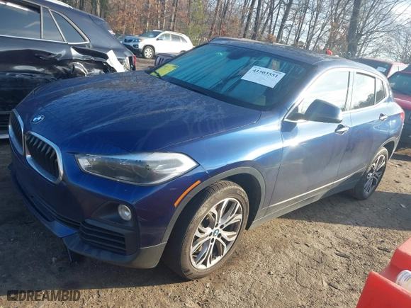 2018 BMW X2 sDrive28i with VIN WBXYJ3C36JEP75885, listed as a IAAI auction lot 41503551 with 136,671 mi miles. Bid and sale history available at carsss.com. Image 17.