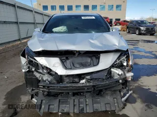 2025 Nissan LEAF S with VIN 1N4AZ1BV9SC561541, listed as a Copart auction lot 50654445 with 5,496 mi miles and Salvage Title. Bid and sale history available at carsss.com. Image 5.