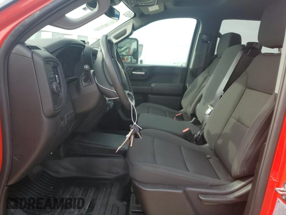 2024 Chevrolet Silverado 1500 with VIN 1GB4WLE76RF379785, listed as a Copart auction lot 50185465 with 3,851 mi miles and Salvage Title. Bid and sale history available at DreamBid. Image 7.