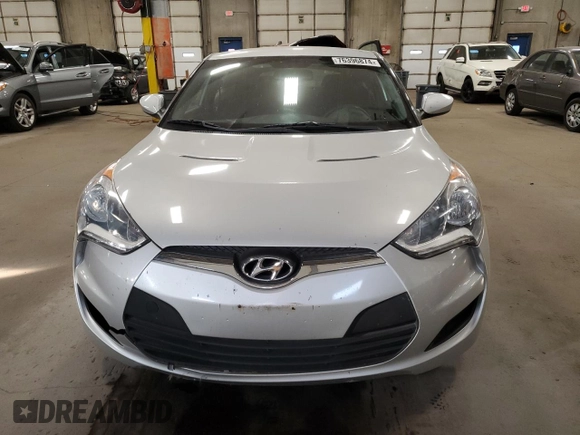 2014 Hyundai Veloster with VIN KMHTC6AD3EU212217, listed as a Copart auction lot 76396874 with 156,718 mi miles and Salvage Title. Bid and sale history available at carsss.com. Image 5.
