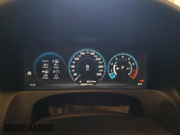 2018 Jaguar XF with VIN SAJBP2FVXJCY65191, listed as a Copart auction lot 78818864 with 60,067 mi miles and Salvage Title. Bid and sale history available at DreamBid. Image 9.