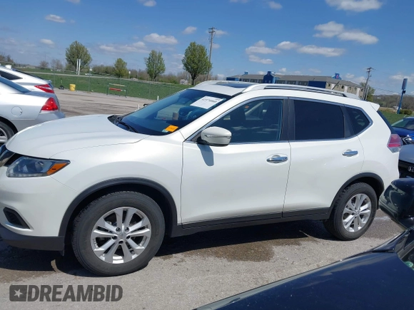 2014 Nissan Rogue SV with VIN 5N1AT2MT2EC812574, listed as a IAAI auction lot 41974060 with 101,017 mi miles and . Bid and sale history available at DreamBid. Image 14.