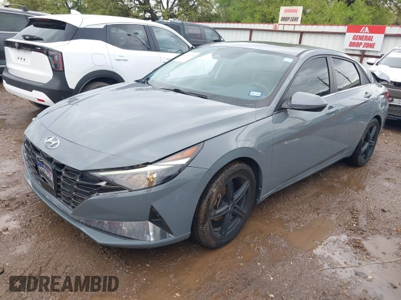 2021 Hyundai Elantra SEL with VIN KMHLN4AG6MU090007, listed as a IAAI auction lot 41457374 with 99,045 mi miles. Bid and sale history available at carsss.com. Image 18.