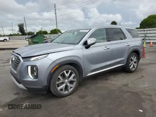 2020 Hyundai Palisade SEL z VIN KM8R44HE2LU059286, wystawiony jako Copart lot #55518795 z przebiegiem 57 262 mil mil oraz Szkoda całkowita • Salvage title. Historia ofert i sprzedaży dostępna na DreamBid. Obrazek 1.