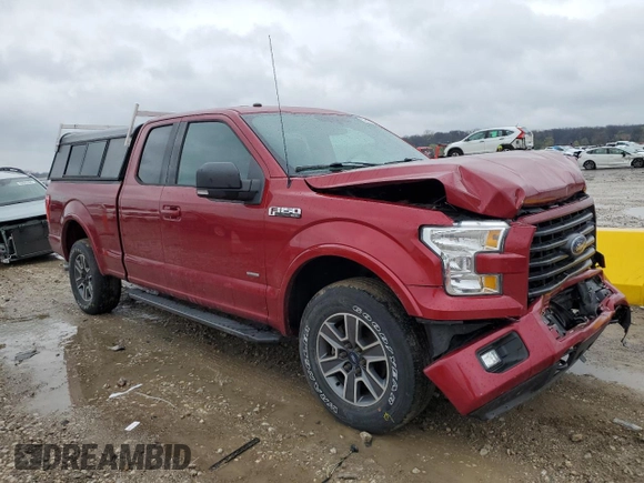 2017 Ford F-150 XL with VIN 1FTFX1EG5HKE50762, listed as a Copart auction lot 51812025 with 101,838 mi miles and Salvage title. Bid and sale history available at DreamBid. Image 4.